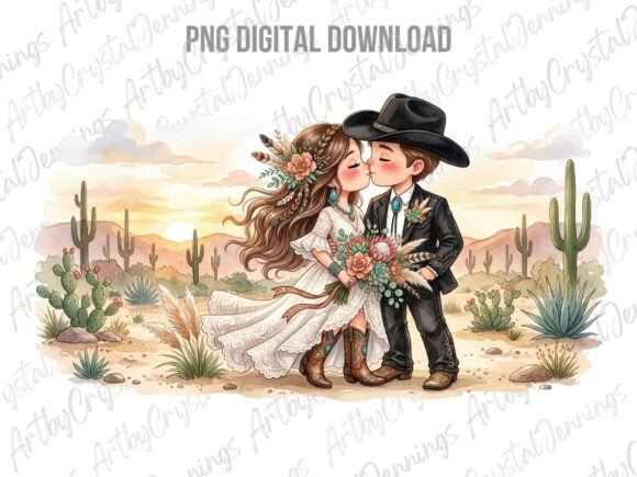 Boho Country Western Wedding PNG: Infusing Rustic Charm into Modern Designs