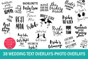 Celebrate in Style: 38 Wedding Text Overlays for Every Detail