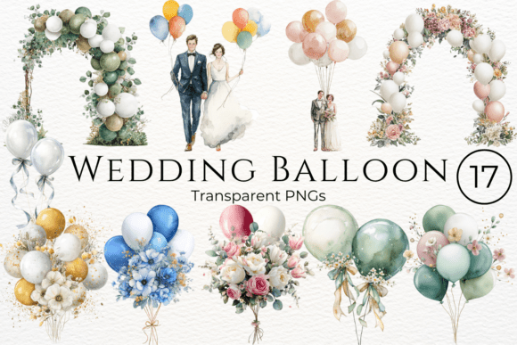 Wedding Balloon Watercolor Clipart: A Designer's Guide
