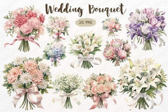 Wedding Bouquet Watercolor Sublimation: A Designer's Floral Toolkit